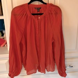 Banana Republic size medium coral l/s top